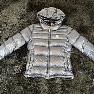 dolomite puffer jacket blue size medium womens